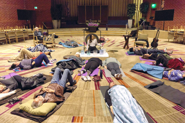 Spiritual seekers, leaders embracing sound baths